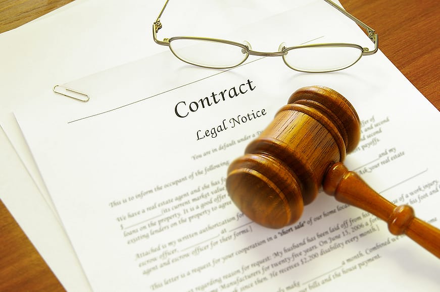 contract legal notice
